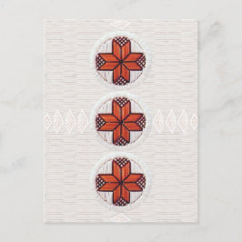 Cartão Postal Cartão-postal estelar com 8 pontas