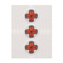 Cartão-postal estelar com 8 pontas