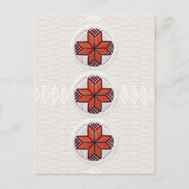 Cartão Postal Cartão-postal estelar com 8 pontas (Frente)