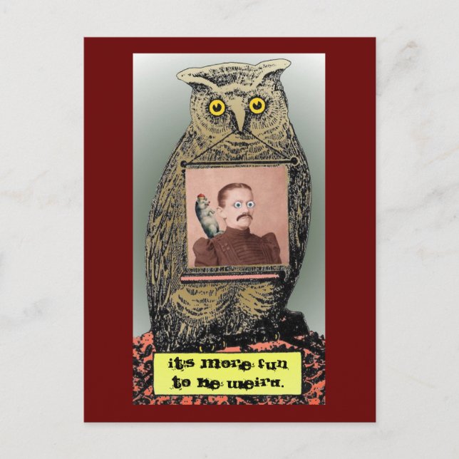 Cartão Postal Cartão-postal "estranho" (Frente)