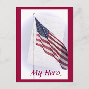 Cartão Postal Cartão-postal Estrelas e Stripes