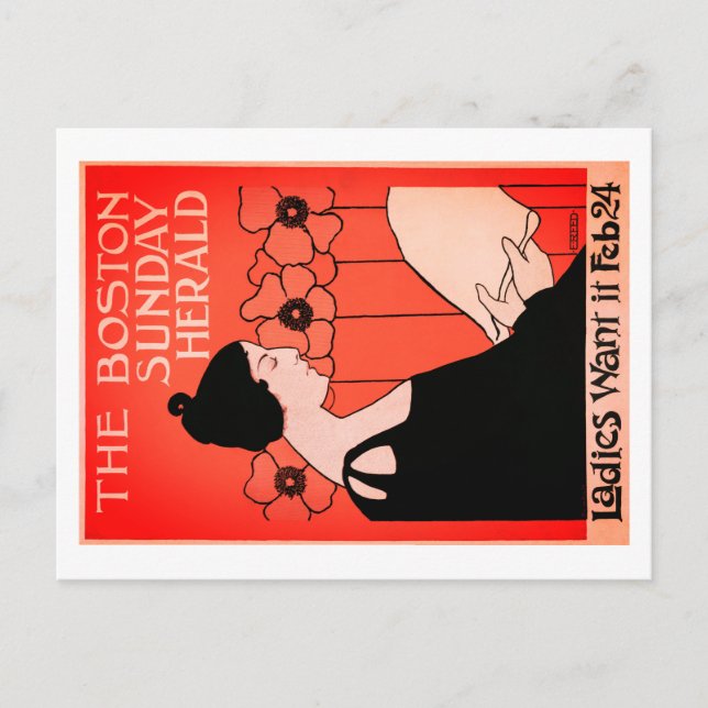 Cartão Postal Cartão-postal Ethel Reed (Frente)