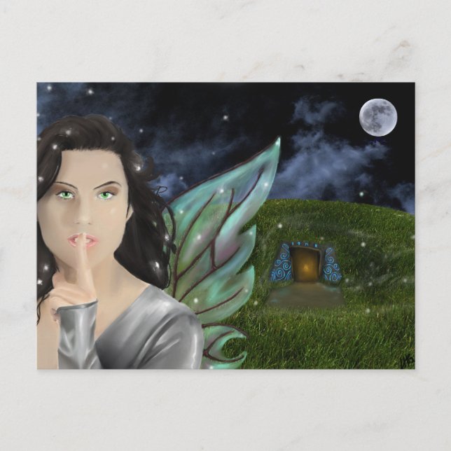 Cartão Postal Cartão-postal Faerie Land Await (Frente)