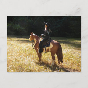 Cartão Postal Cartão-postal Faith e Cowboy