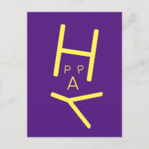 Cartão-postal feliz