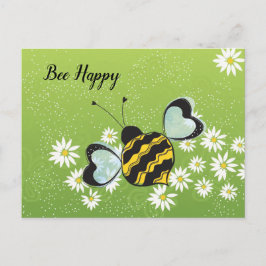 Cartão Postal Cartão-postal Feliz da Bee