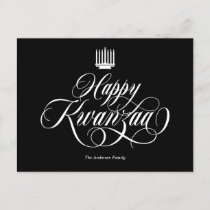 Cartão Postal Cartão-postal Feliz de Kwanzaa