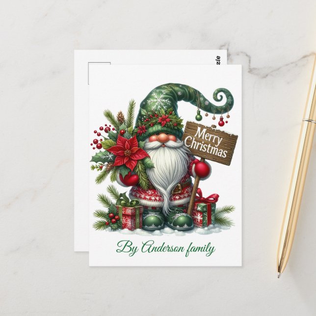 Cartão Postal Cartão-postal Feliz de Natal (Frente/Verso In Situ)