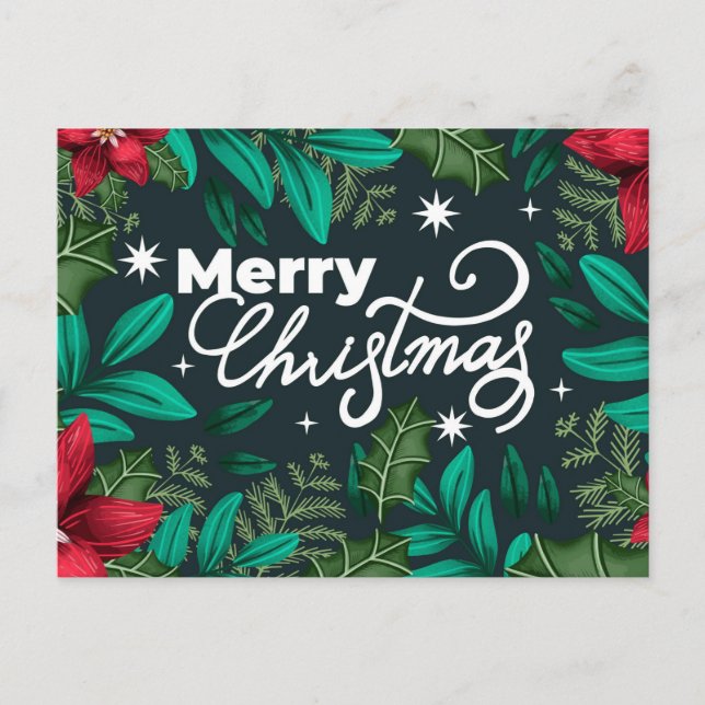 Cartão Postal Cartão-postal Feliz de Natal (Frente)