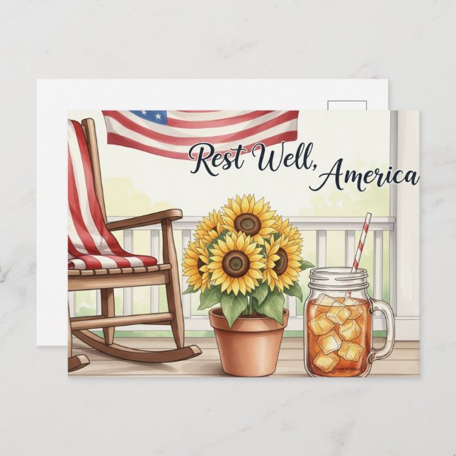 Cartão Postal Cartão-postal Feliz para o Dia do Trabalho (Frente/Verso)