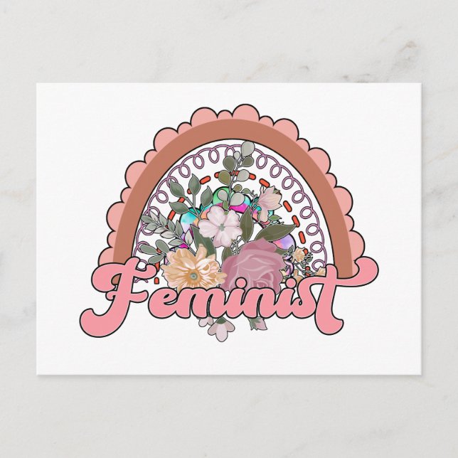 Cartão Postal Cartão-postal feminista (Frente)
