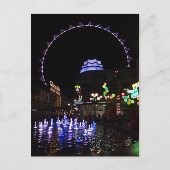 Cartão Postal Cartão-postal Ferris Wheel Las Vegas #4 (Frente)