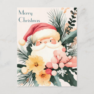Cartão Postal Cartão-postal Festivo e elegante para o Natal