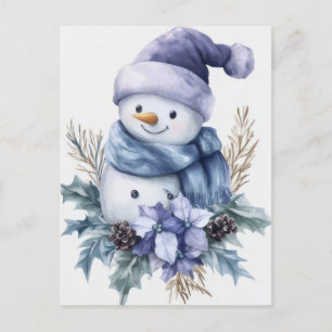 Cartão Postal Cartão-postal Festivo e elegante para o Natal