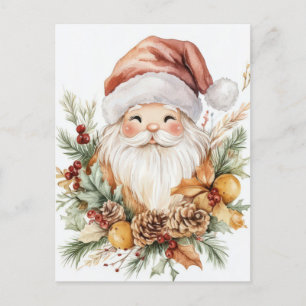 Cartão Postal Cartão-postal Festivo e elegante para o Natal