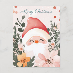 Cartão Postal Cartão-postal Festivo e elegante para o Natal