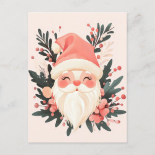 Cartão Postal Cartão-postal Festivo e elegante para o Natal