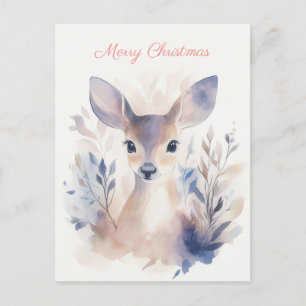 Cartão Postal Cartão-postal Festivo e elegante para o Natal