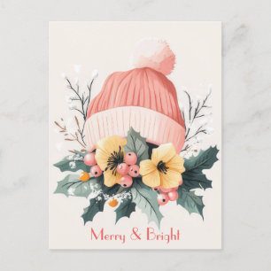 Cartão Postal Cartão-postal Festivo e elegante para o Natal