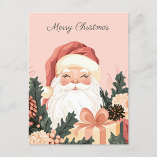 Cartão Postal Cartão-postal Festivo e elegante para o Natal