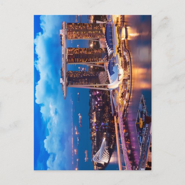 Cartão Postal Cartão-postal flexível de Singapura (Frente)