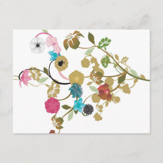 Cartão Postal Cartão-postal floral