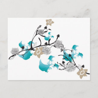 Cartão Postal Cartão-postal floral
