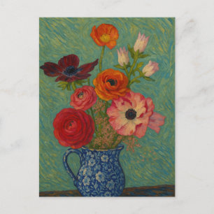 Cartão Postal Cartão-postal floral