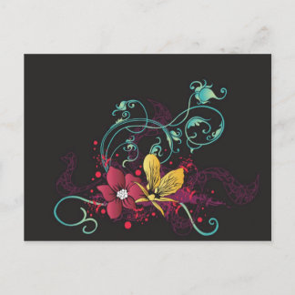 Cartão Postal Cartão-postal floral