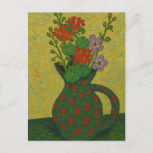 Cartão Postal Cartão-postal floral