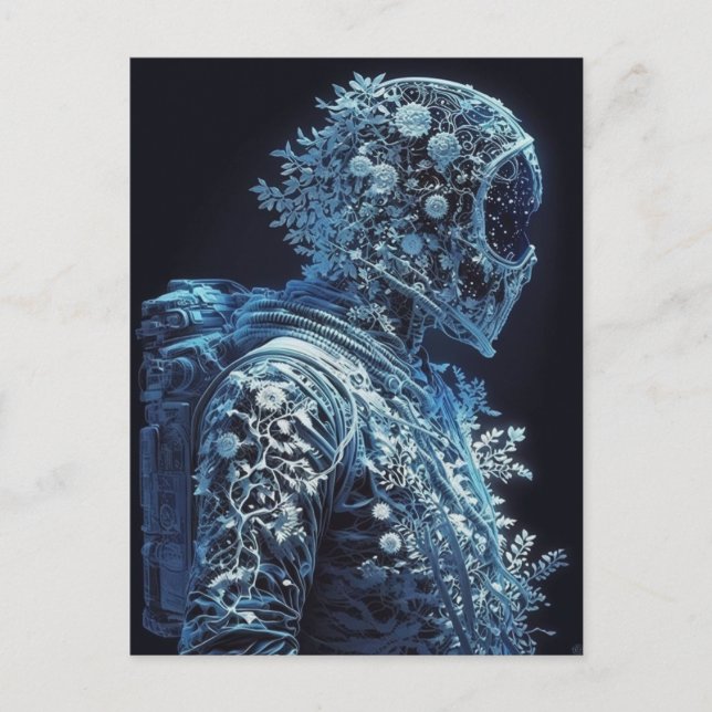 Cartão Postal Cartão-postal Floral Congelado (Frente)