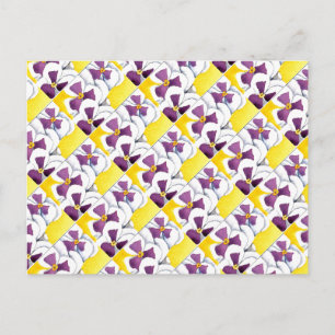 Cartão Postal Cartão-postal Floral "Pansy #4 Tyler"
