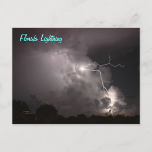 Cartão Postal Cartão-postal Flórida Storm Lightning