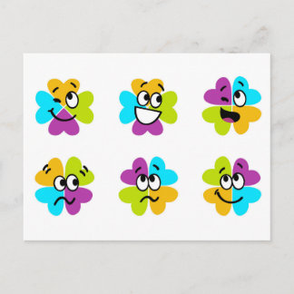 Cartão Postal Cartão-postal Flowers Fazer Engraçado