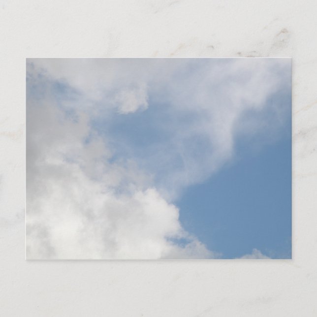 Cartão Postal Cartão-postal Fluffy Clouds (Frente)