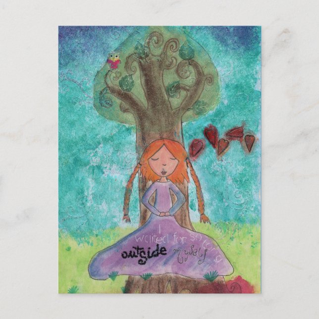 Cartão Postal Cartão-postal "Fora de Mim" (Frente)
