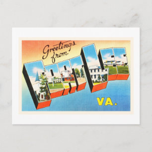 Cartão Postal Cartão-postal Fort Lee Virginia VA Antiga Viagens