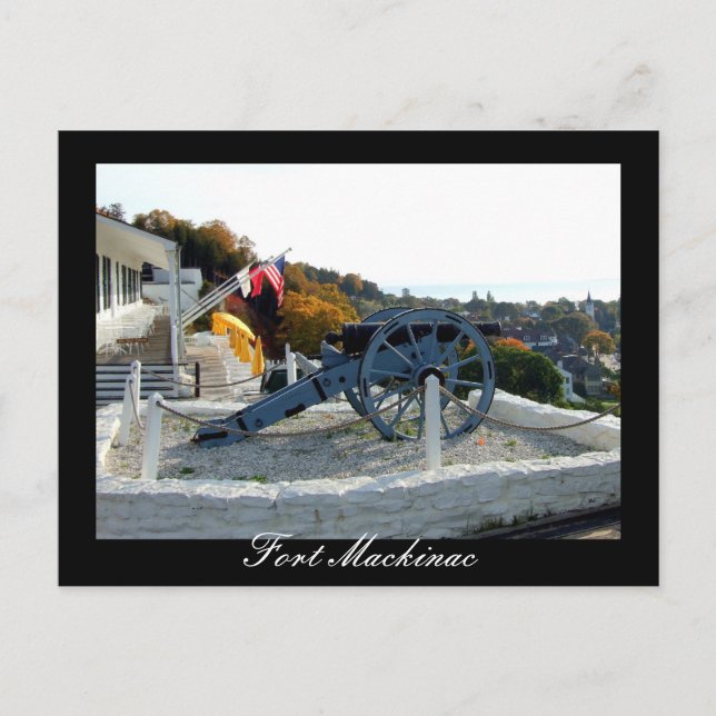 Cartão Postal Cartão-postal Fort Mackinac (Frente)