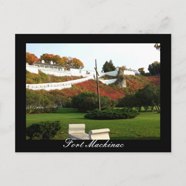 Cartão Postal Cartão-postal Fort Mackinac (Frente)