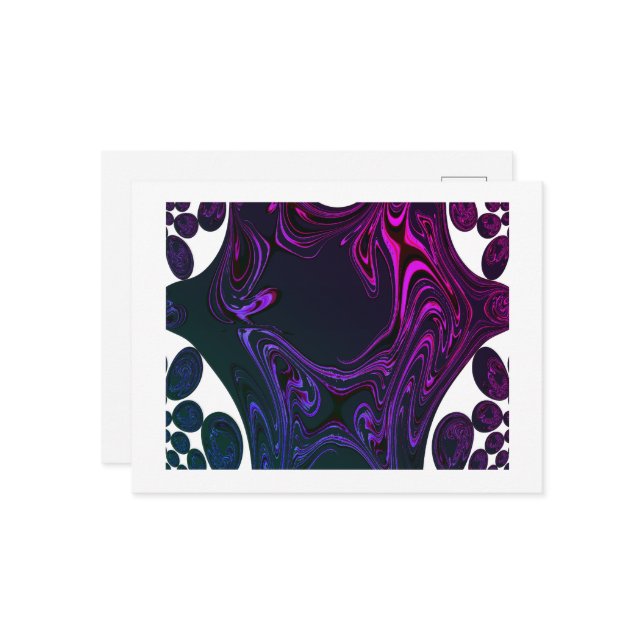 Cartão Postal Cartão-postal Fractal (Frente/Verso In Situ)