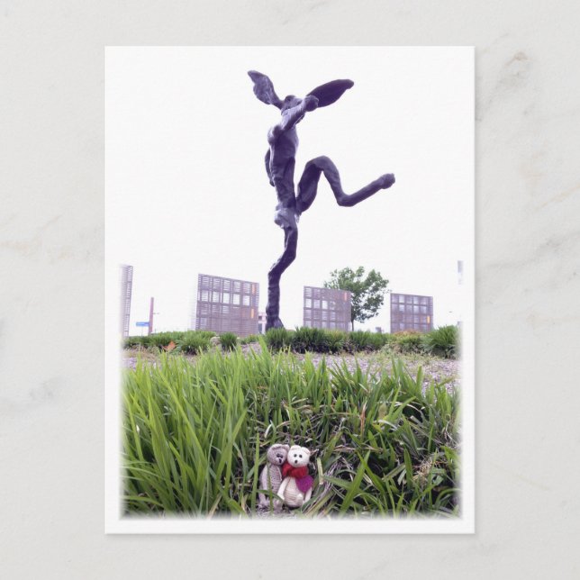 Cartão Postal Cartão-postal Franscioso e Lennart Nijinski Hare (Frente)