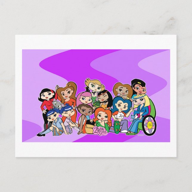 Cartão Postal Cartão-postal Friendz (Frente)