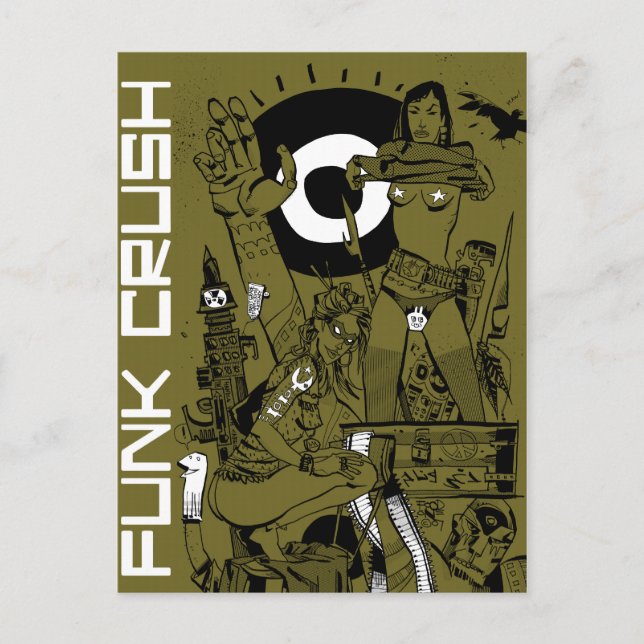 Cartão Postal Cartão-postal Funk Crush (Frente)
