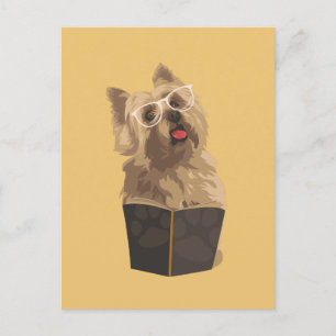 Cartão Postal Cartão-postal Funny Cairn Terrier para Povoados d