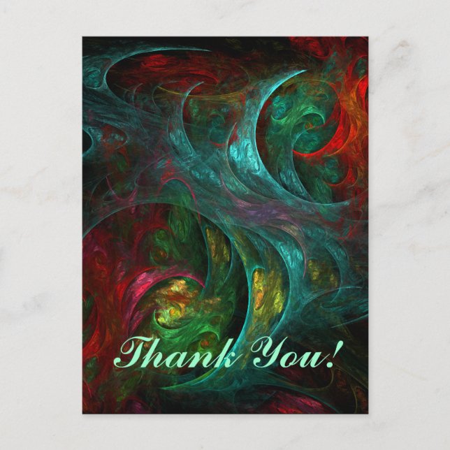 Cartão Postal Cartão-postal Gênesis Obrigado (Frente)