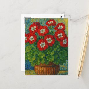 Cartão Postal Cartão-postal Geranium
