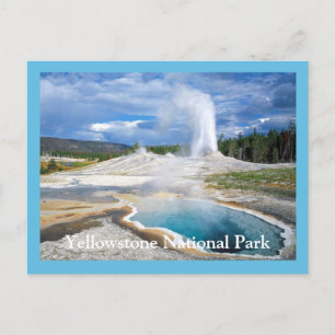 Cartão Postal Cartão-postal Geyser Yellowstone