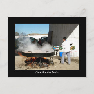 Cartão Postal Cartão-postal Giant Spain Paella