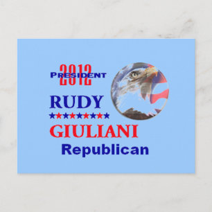 Cartão Postal Cartão-postal GIULIANI 2012