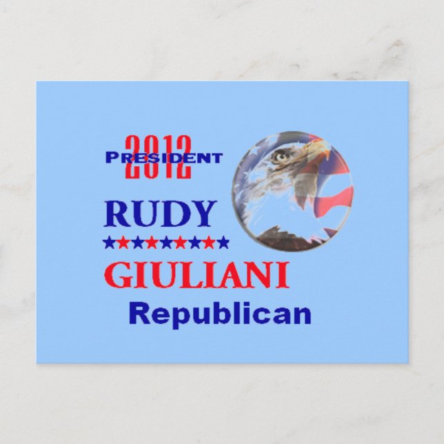 Cartão Postal Cartão-postal GIULIANI 2012 (Frente)